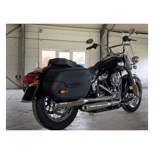 *2 WEEKS EXTRA TRANSIT TIME* Miller, Destiny slip-on mufflers. Euro 5. Polished