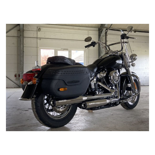 *2 WEEKS EXTRA TRANSIT TIME* Miller, Destiny slip-on mufflers. Euro 5. Polished