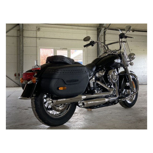 *2 WEEKS EXTRA TRANSIT TIME* Miller, Destiny slip-on mufflers. Euro 5. Polished