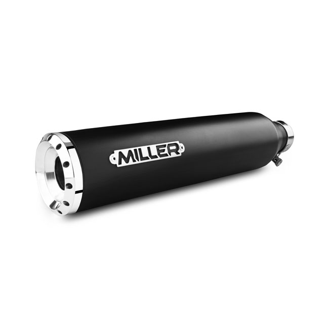 *2 WEEKS EXTRA TRANSIT TIME* Miller, Nebraska II slip-on mufflers. Euro 4. Matte black