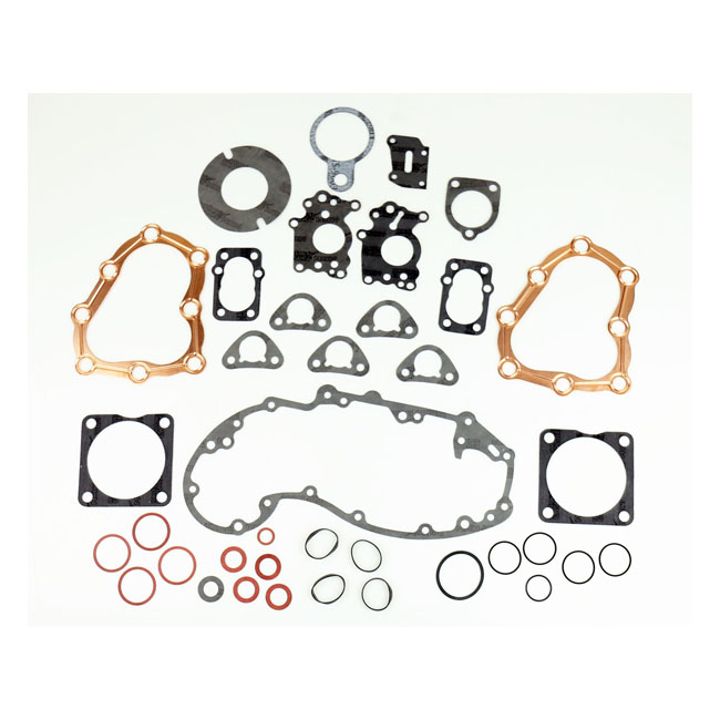 Athena, motor gasket kit. 45" Flatheads (excl. oil seals)