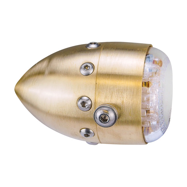 HKC, Retro LED taillight. Matte brass