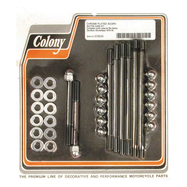 COLONY CRANKCASE BOLT KIT