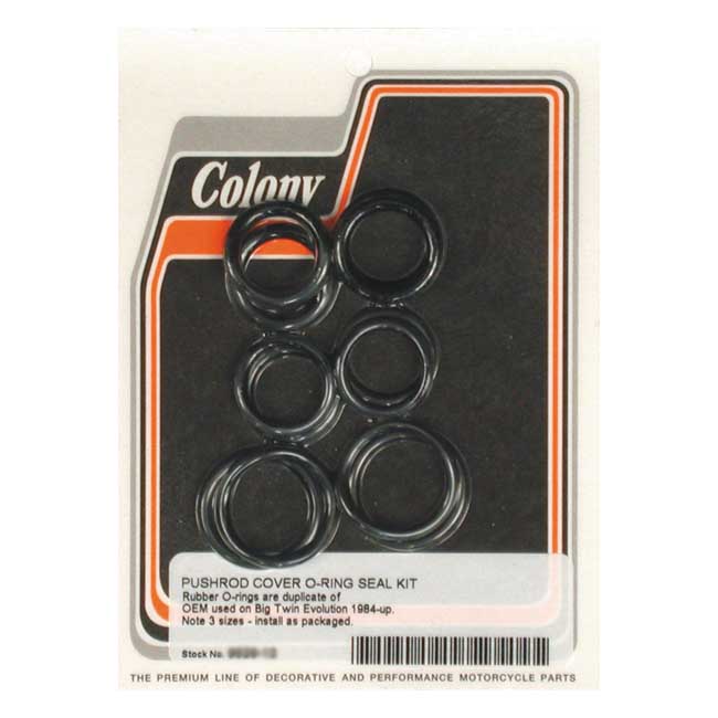 Colony, 84-99 pushrod cover seal kit