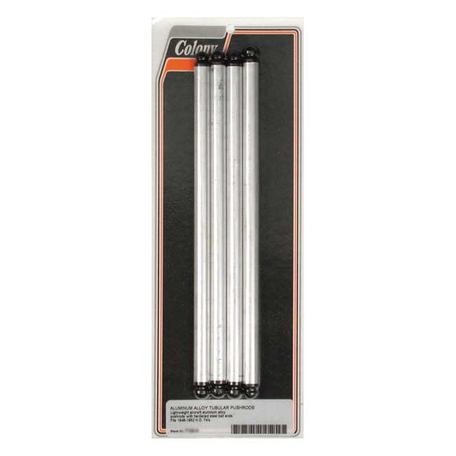 Colony, 74" Pan aluminum non-adj. pushrod set