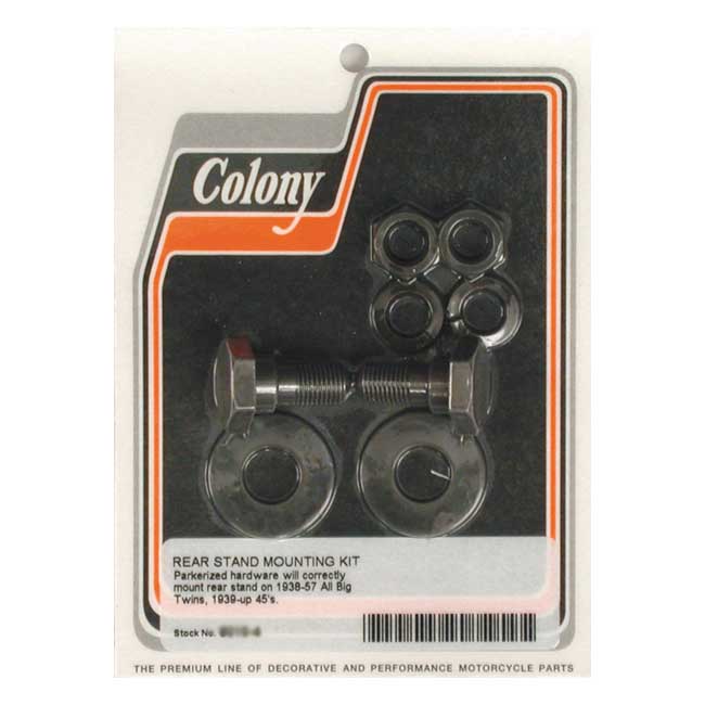 Colony, rear stand mount kit. Black