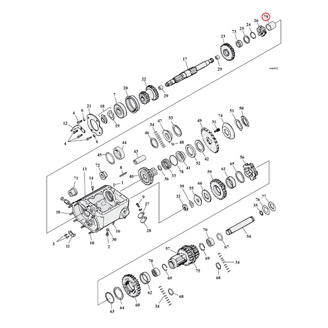 Inner race, bearing transmission