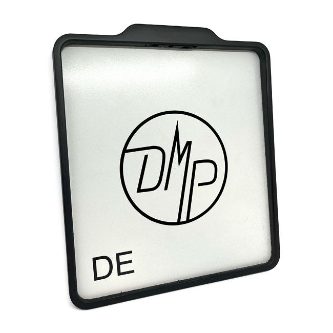 DMP, license plate frame with light 5.0 DE. Matte black