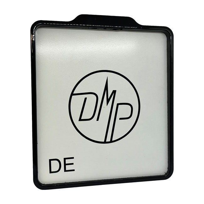 DMP, license plate frame with light 5.0 DE. Gloss black