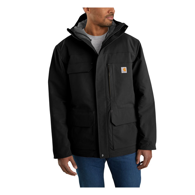 *2 WEEKS EXTRA TRANSIT TIME* Carhartt Super Dux Bonded Chore coat black Size M