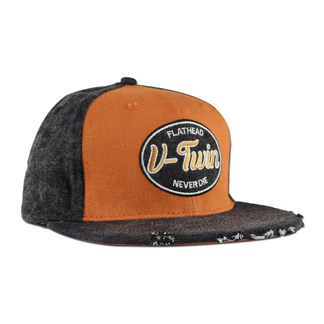 Rusty Pistons Twin cap black/orange One size fits most