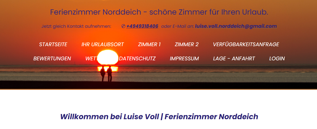 Ferienzimmer in Norden-Norddeich